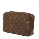 ルイ ヴィトン モノグラム トゥルース トワレット23 セカンドバッグ クラッチバッグ M47524 ブラウン PVC レザー レディース LOUIS VUITTON 【中古】